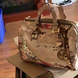 Michael Kors sequin handbag NWOT